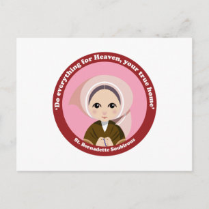 St. Bernadette Soubirous Vykort