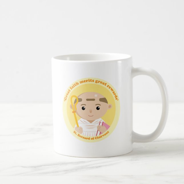 St Bernard av Clairvaux Kaffemugg (Höger)