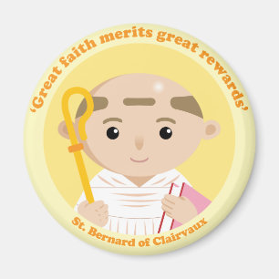 St Bernard av Clairvaux Magnet
