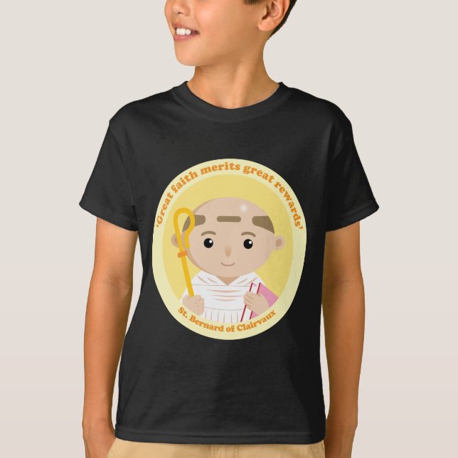 St. Bernard av Clairvaux T-shirt (Framsida)
