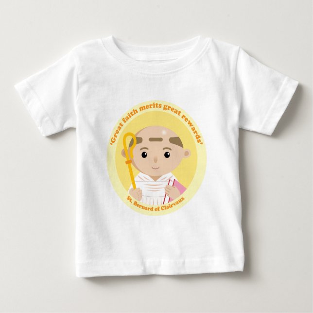 St Bernard av Clairvaux T Shirt (Framsida)