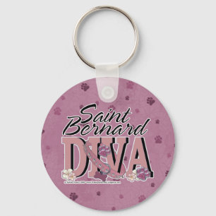 St Bernard DIVA Nyckelring