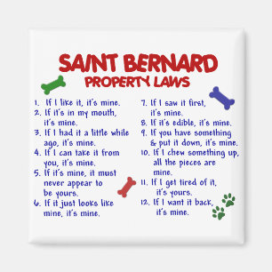 ST BERNARD egendomlagar 2 Magnet