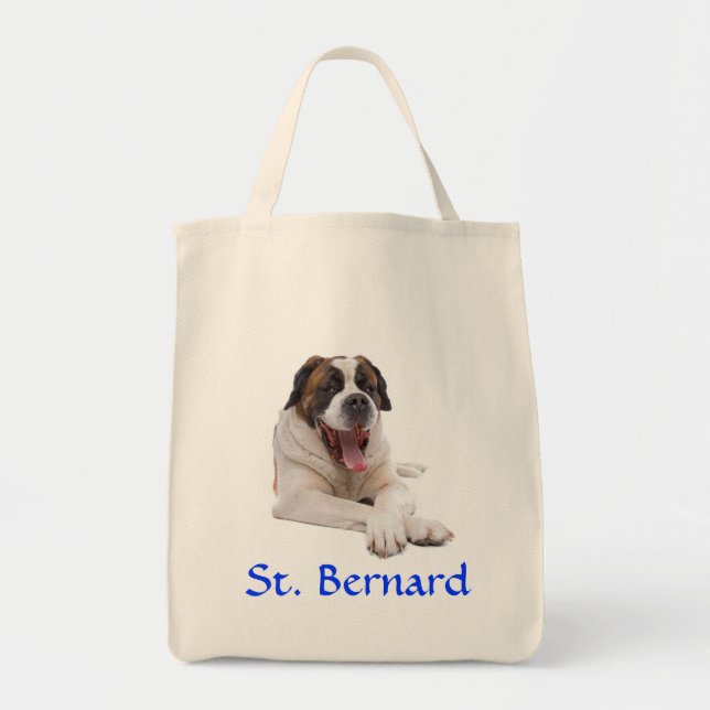 St. Bernard Grocery Canvas Väskan Tygkasse (Framsidan)