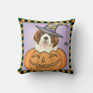 St. Bernard Halloween Kudde