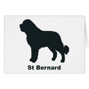 St Bernard Hälsningskort