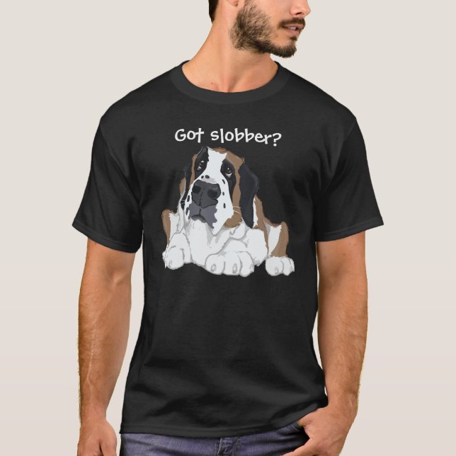 St Bernard harslobber? T-shirt (Framsida)