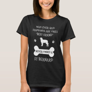 St Bernard Hund, bästa vän T Shirt