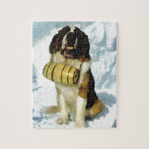 St Bernard hund, bergrädding Pussel