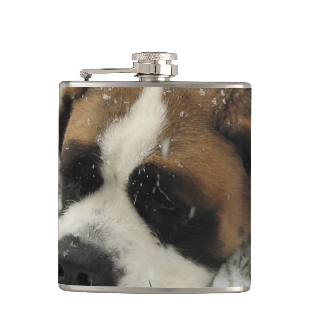 St Bernard hund Fickplunta (Framsidan)