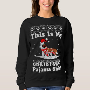 St Bernard Hund Funny Julafton Det här är min julp T Shirt