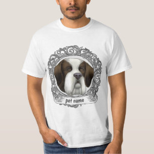 St Bernard Hund T Shirt