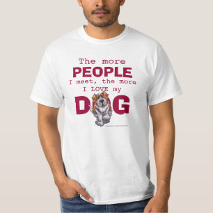 St. Bernard Ju fler människor, Kärlek Hund Tee