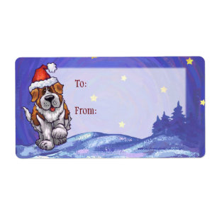 St. Bernard-jul Fraktsedel