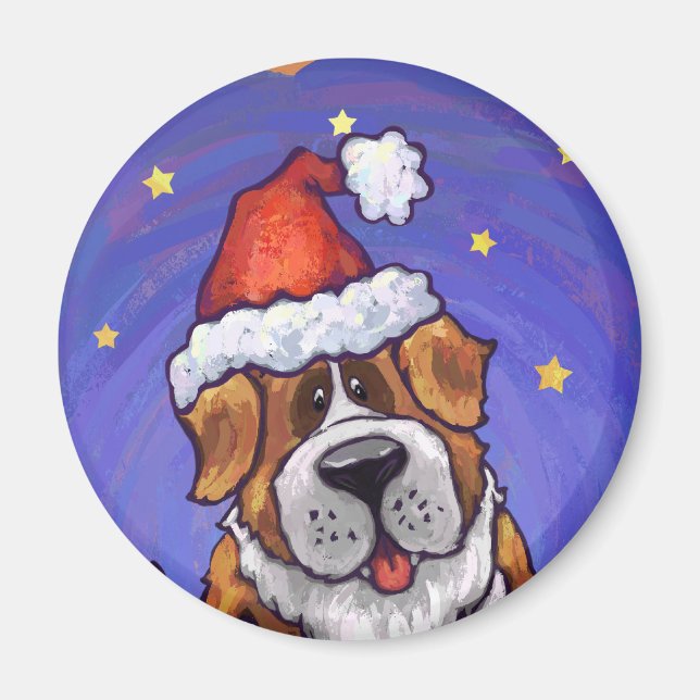 St. Bernard-jul Magnet (Framsidan)