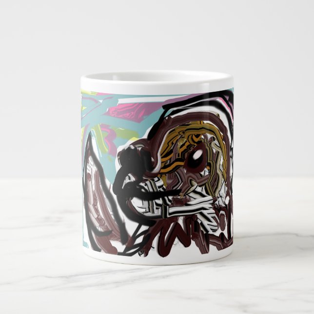st bernard kärlek jumbo mugg (Framsidan)