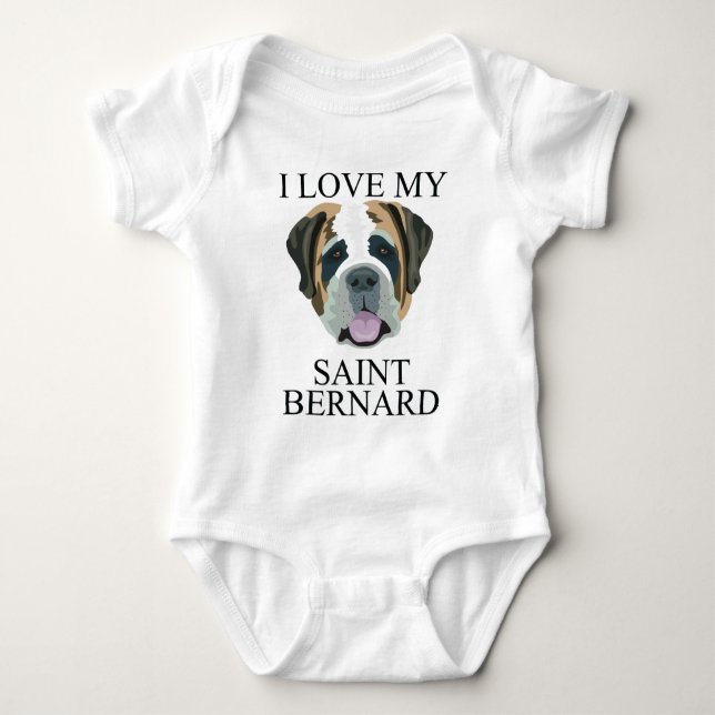 ST BERNARD kärlek! T-shirt (Framsida)