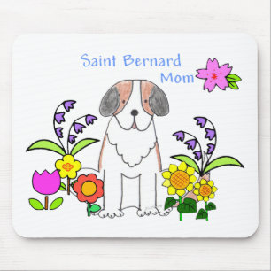 St Bernard mamma Mousepad Musmatta