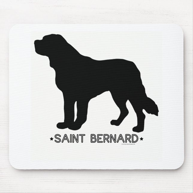 St Bernard Mousepad Musmatta (Framsidan)