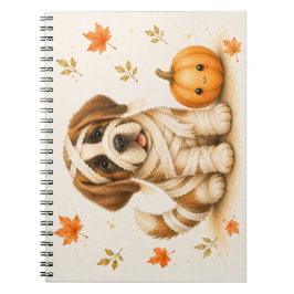 St Bernard-mumie Halloween Anteckningsbok