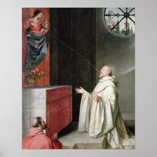 St Bernard och oskulden Poster