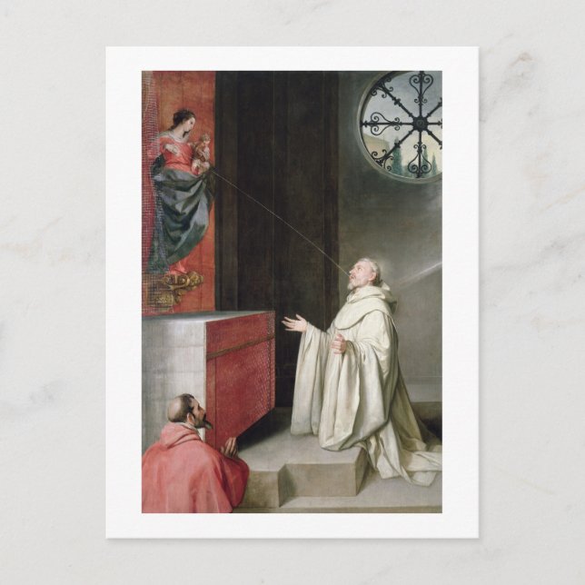 St. Bernard och Virgin Vykort (Framsida)