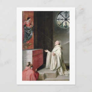 St. Bernard och Virgin Vykort