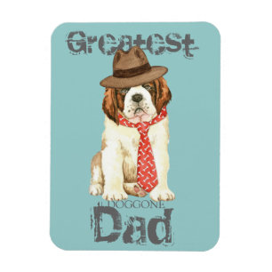 St Bernard pappa Magnet