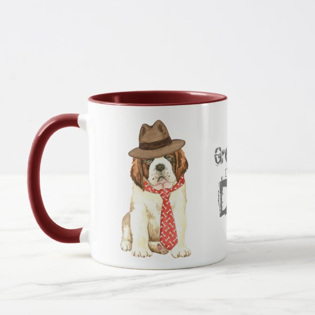 St. Bernard Pappa Mugg (Vänster)