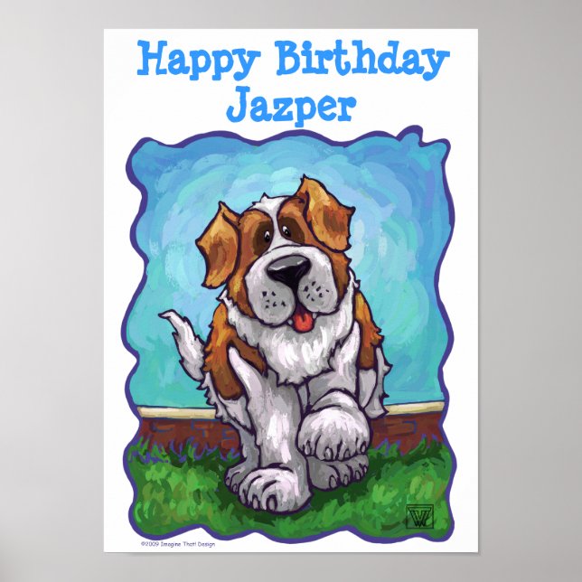 St. Bernard Party Centre Poster (Framsidan)