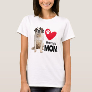 St Bernard Personlig Mamma T-Shirt