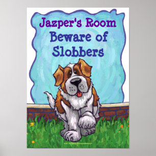 St. Bernard Personlig Room Poster
