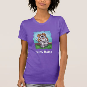 St. Bernard Saint Mama Mörka T-Shirts