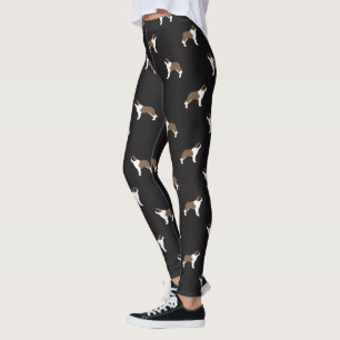 St Bernard Silhouettesmönster Leggings