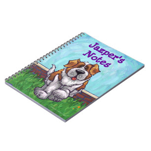 St. Bernard Stationery Anteckningsbok Med Spiral