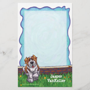 St. Bernard Stationery Brevpapper