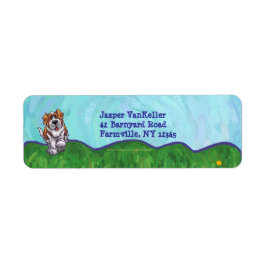 St. Bernard Stationery Returadress Etikett