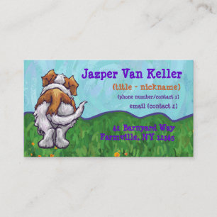 St. Bernard Stationery Visitkort