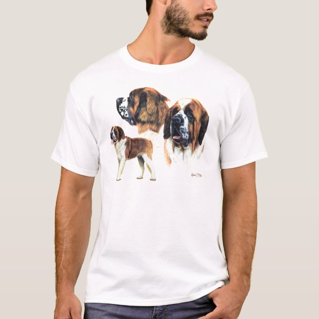 St Bernard T Shirt (Framsida)
