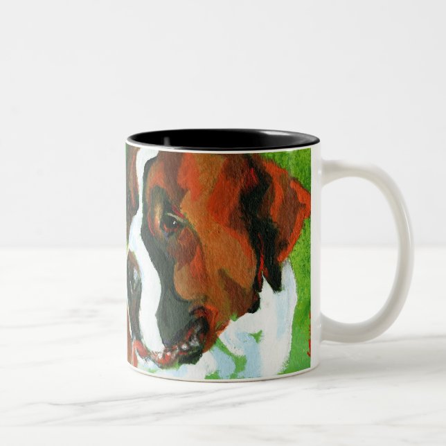 St Bernard Två-Tonad Mugg (Höger)