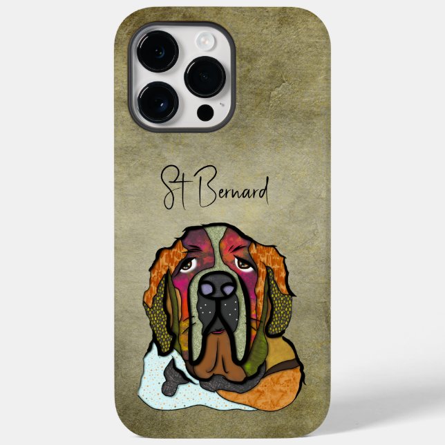 St Bernard Ugly Ansikte Fodral-Mate iphone case (Baksida)