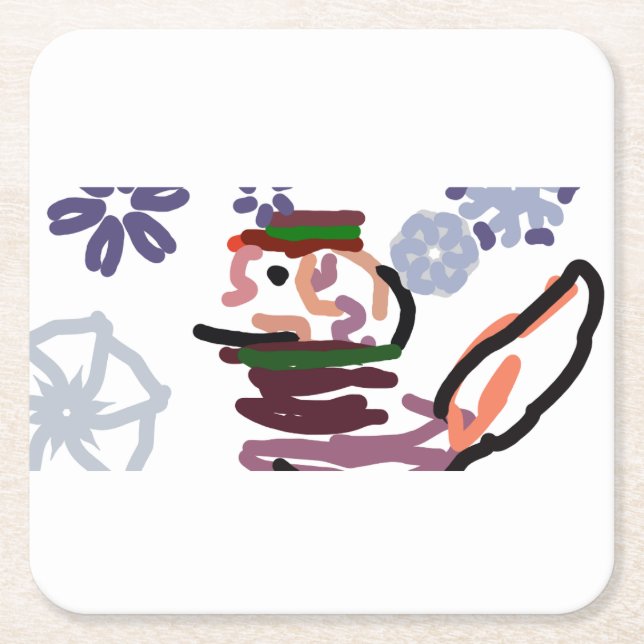 st bernard underlägg papper kvadrat (Framsidan)