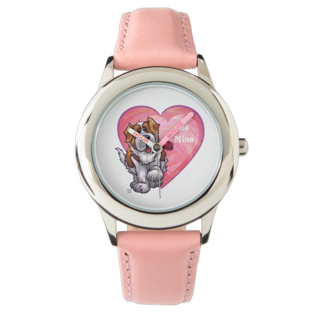 St. Bernard Valentindagen Armbandsur (Framsida)