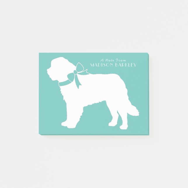 St. Bernard-valp Post-it Block (Framsida)