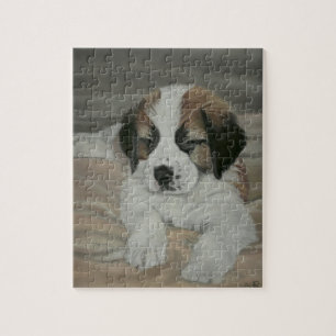 St Bernard valpmålning Pussel
