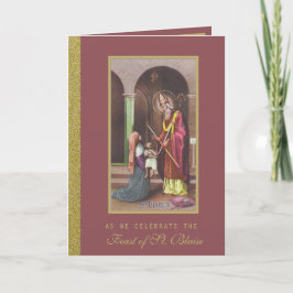 St. Blaise Catholic Patron Throat Ailments Kort