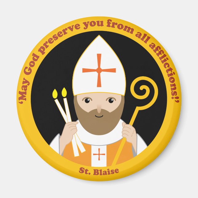 St. Blaise Magnet (Framsidan)