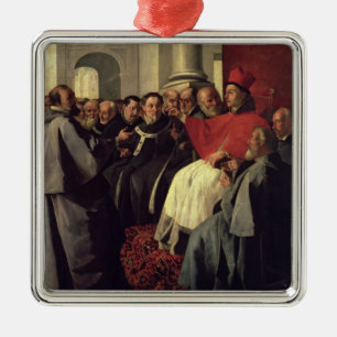 St Bonaventure (1221-74) på rådet av Lyons Julgransprydnad Metall