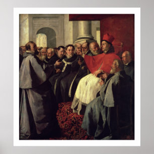 St Bonaventure (1221-74) på rådet av Lyons Poster