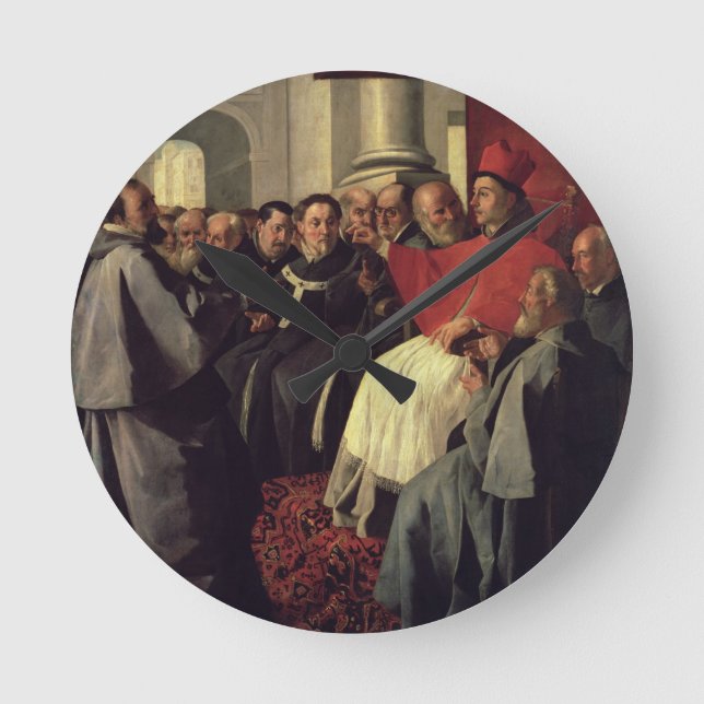 St Bonaventure (1221-74) på rådet av Lyons Rund Klocka (Framsida)